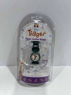 NEW Vintage Disney Seiko SII Collectible Green wristband TIGGER fac watch ANALOG